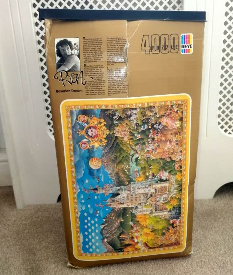 Heye Jigsaw Puzzle Bavarian Dream 4000 Piece Complete Puzzle Pieces Bag Unopened