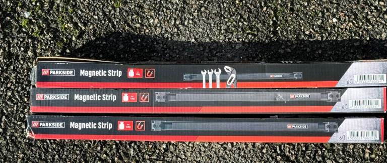 Three PARKSIDE Magnetic Strip brand new