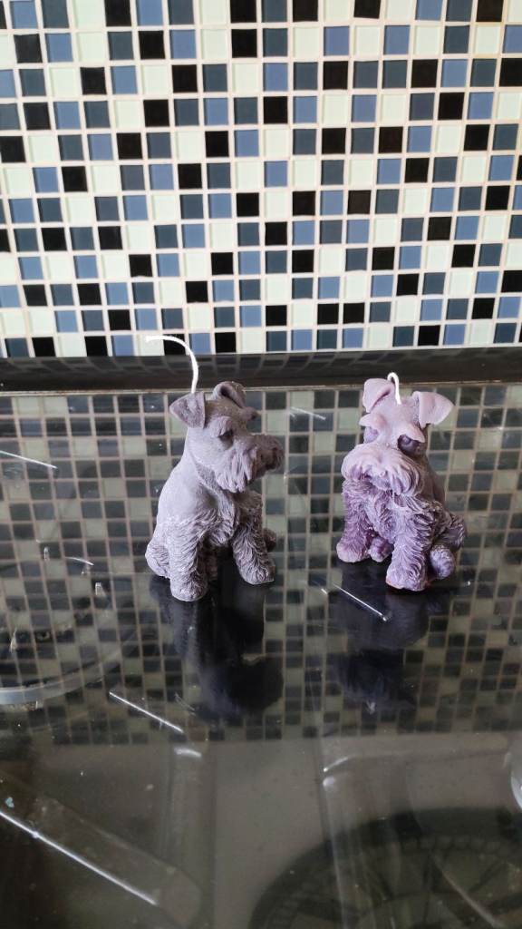 Schnauzers candles