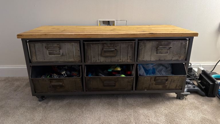 Industrial look TV unit 102x40x45cm 