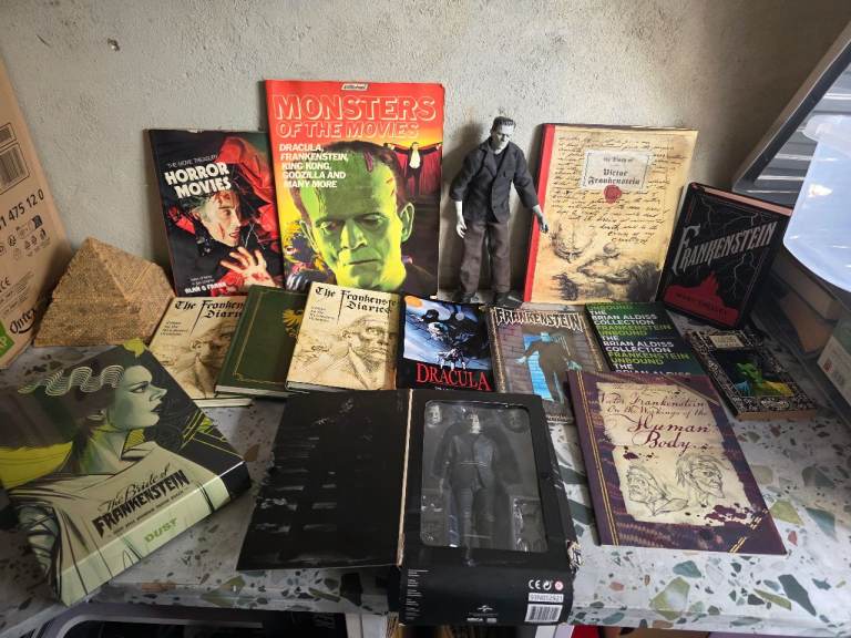 Joblot collectables ( dr who ,star trek, avp comics, cthulhu, game of thrones,memrobilia & much more