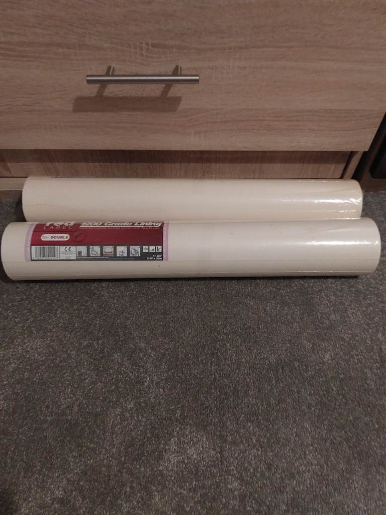 Red Label 1200 Grade Lining Paper - 20m Double Roll, New