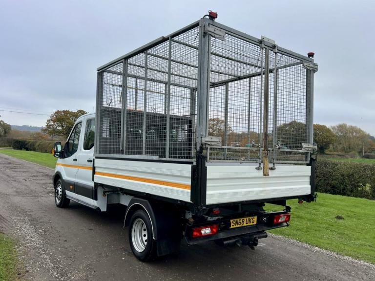FORD TRANSIT 2.0 350 EcoBlue CAGED TIPPER White Manual Diesel 2018