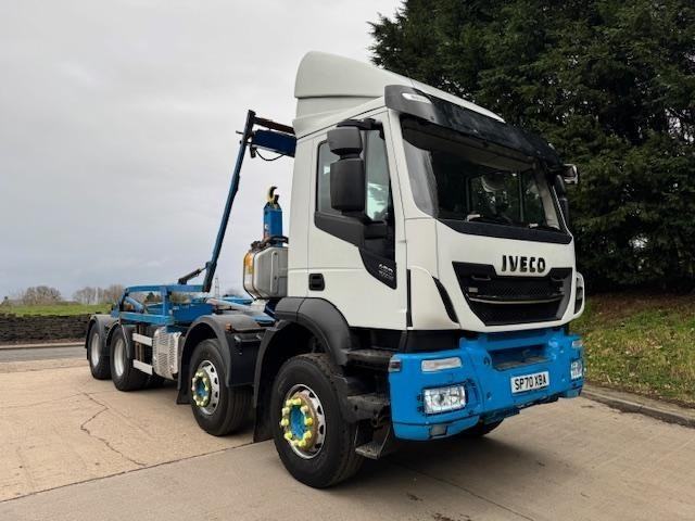 2021 IVeco Stralis X-Way 460 Euro 6 8x4 multi-lift hook loader draw bar hitch