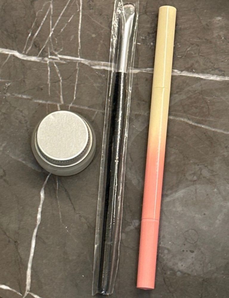Duo pan with brush