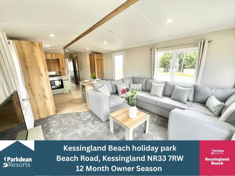 BRAND NEW STATIC CARAVAN AT KESSINGLAND BEACH HOLIDAY PARK SUFFOLK 