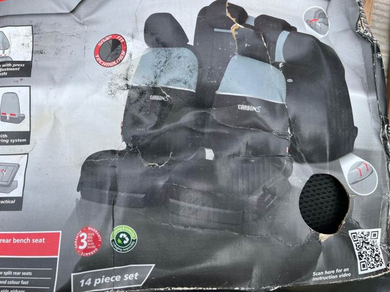 14 piece car seat covers 2 available 