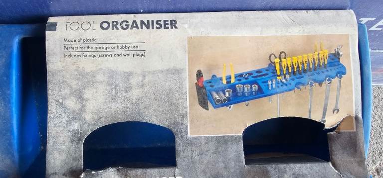 Powerfix Tool Organiser - New, Blue Plastic