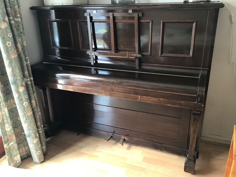 Dark Wood Upright Piano Chappell London