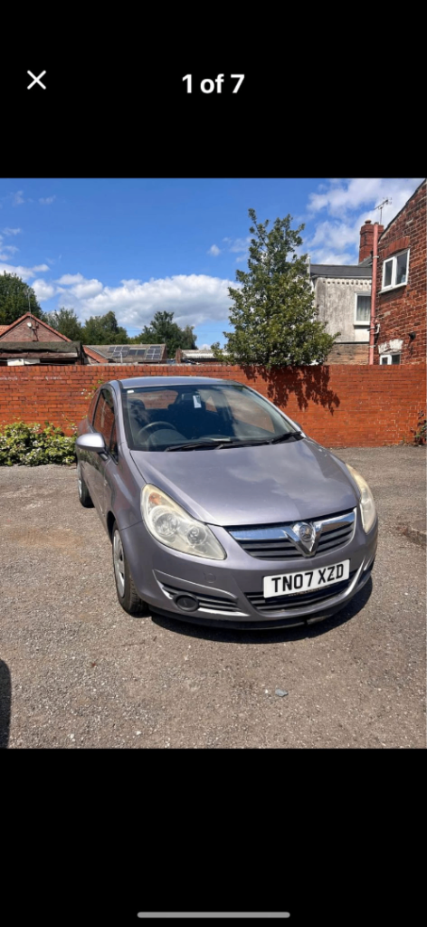 Vauxhall, CORSA, Hatchback, 2007, Other, 1364 (cc), 3 doors