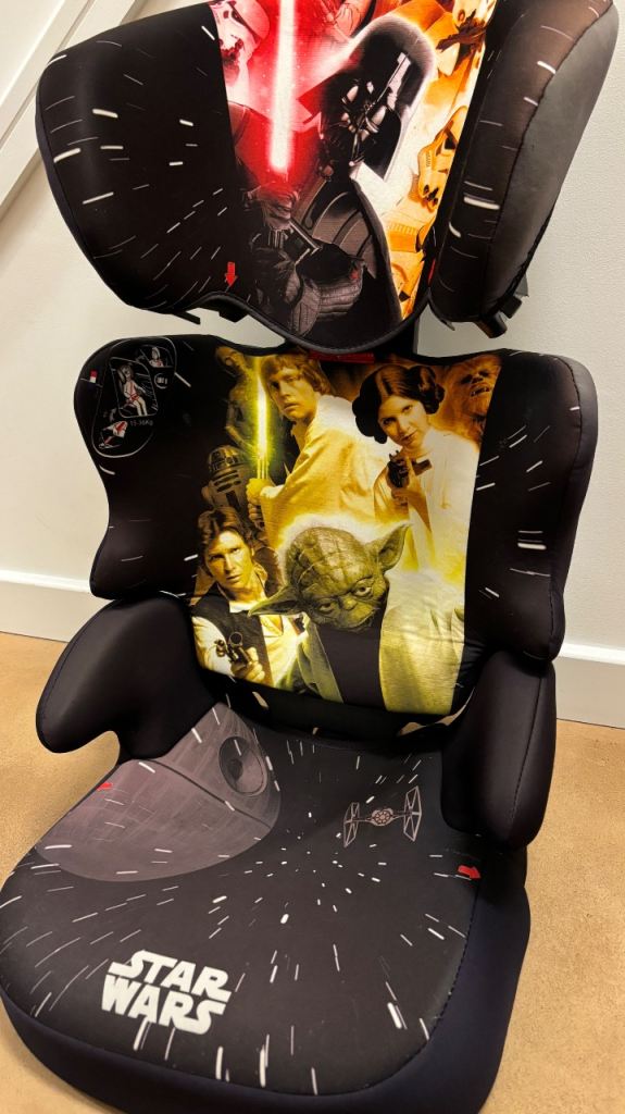 image for Star Wars car seat used