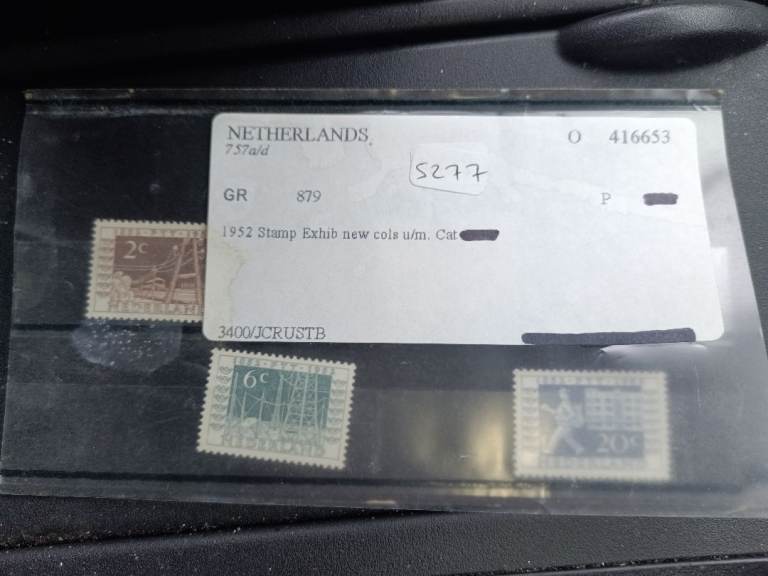 Netherlands 1952 stamps