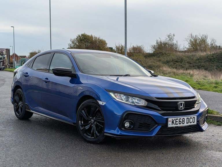 2019 Honda Civic 1.0 VTEC Turbo Sport Line CVT Euro 6 (s/s) 5dr HATCHBACK Petrol Automatic
