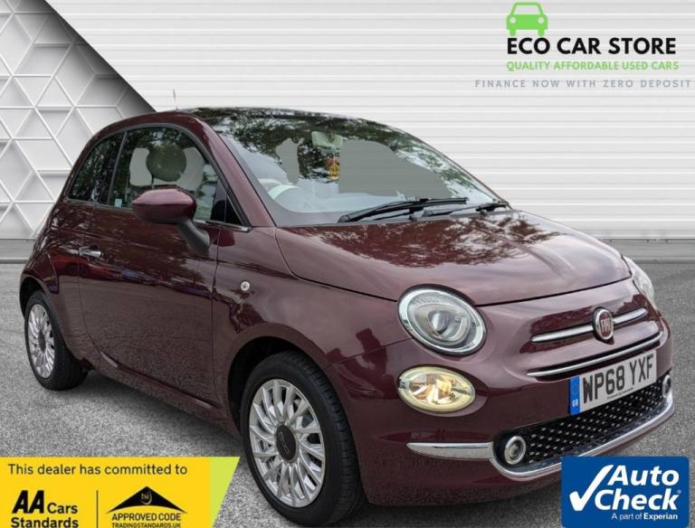 2018 Fiat 500 1.2 Lounge Hatchback 3dr Petrol Manual Euro 6 (s/s) (69 bhp) Hatchback Petrol Manual