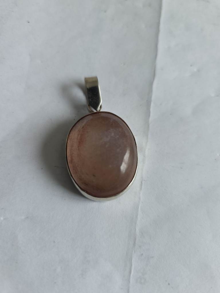 Natural handmade moonstone pendant locket 