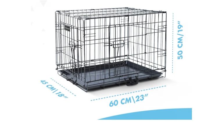 Puppy training metal cage 