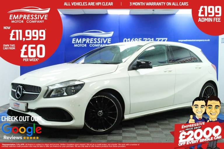 image for 2017 Mercedes-Benz A-Class 1.5 A180d AMG Line (Executive) Hatchback 5dr Diesel 7G-DCT Euro 6 (s/s...