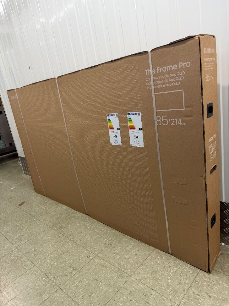 New 2025 SAMSUNG The Frame Pro 85 inch Neo QLED 4K Art Mode Smart AI TV QE85LS03FW