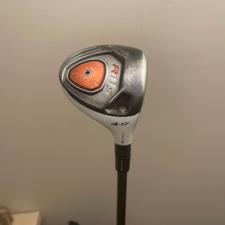 Taylormade R11s 4 Wood 17 Deg RIP Phenom Stiff Flex RH Golf Pride Tour Wrap