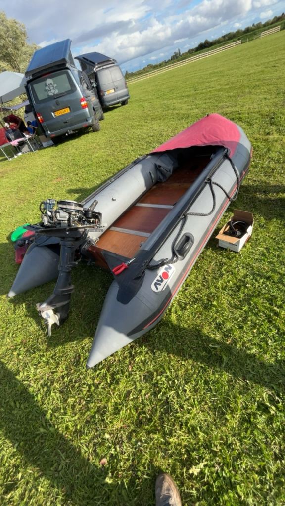 Avon S3.40 RIB with Yamaha 8 outboard motor
