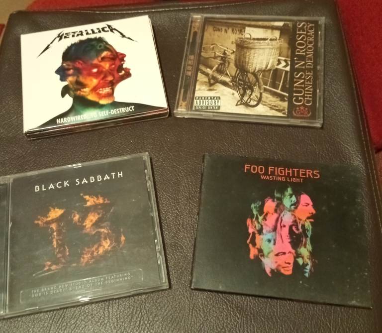 x4 Rock CDs - all used but in great condition