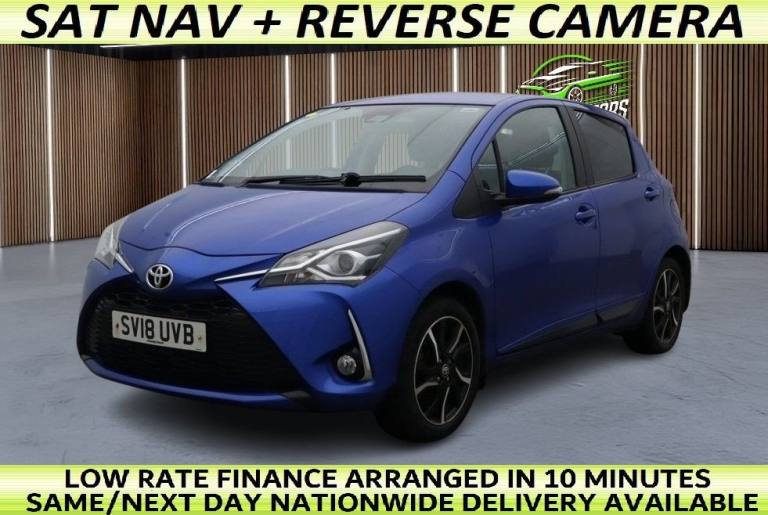 2018 18 TOYOTA YARIS 1.5 VVT-I DESIGN HATCHBACK 5DR PETROL MANUAL EURO 6 (111 PS