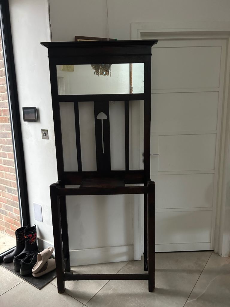 Vintage wooden hallway table 