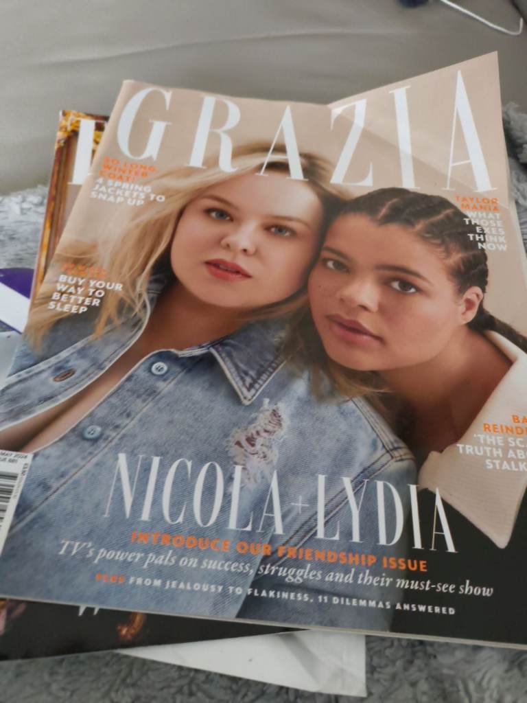 Grazia Magazine - Nicola & Lydia Cover, Friendship Issue