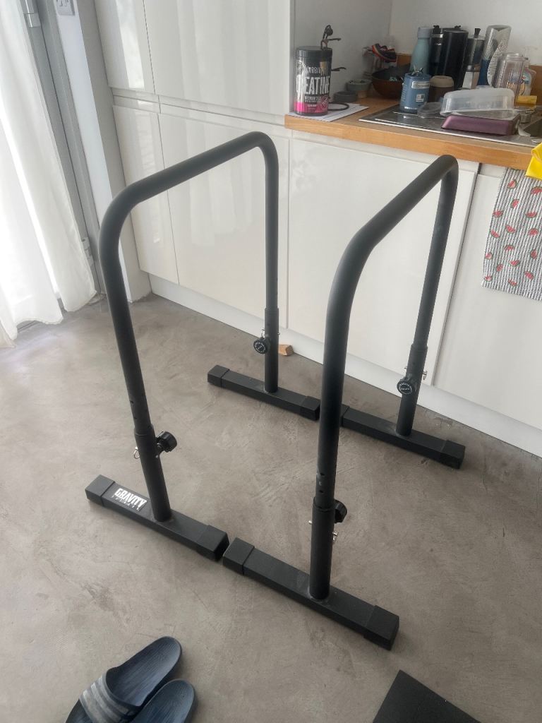 Gravity Fitness Parallettes – Black, Good Condition