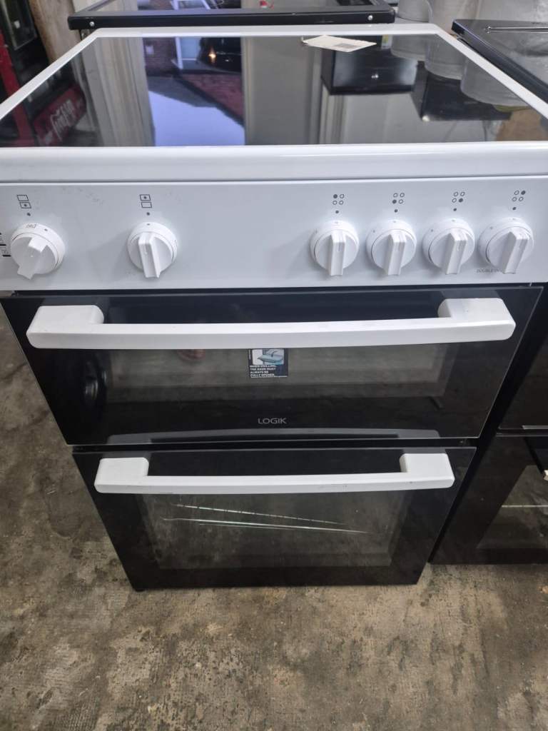Logik 60cm Electric Cooker – Ceramic Hob, Double Oven – £275 (New)