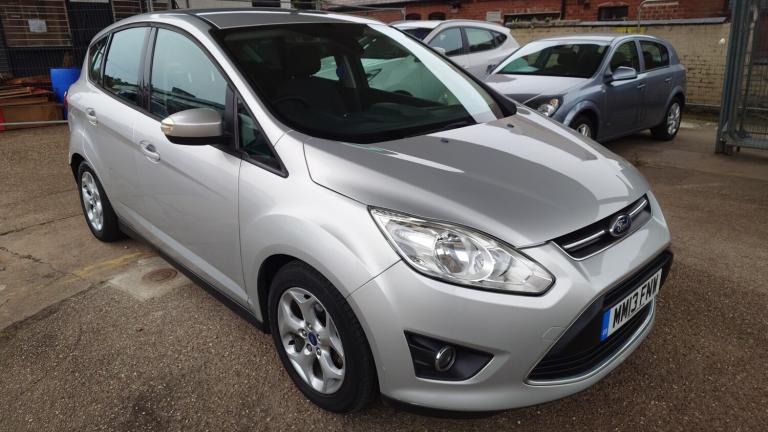 FORD C-MAX 1.6 TDCi Zetec 5dr, Diesel, Silver, Manual, £35 Road Tax, FSH