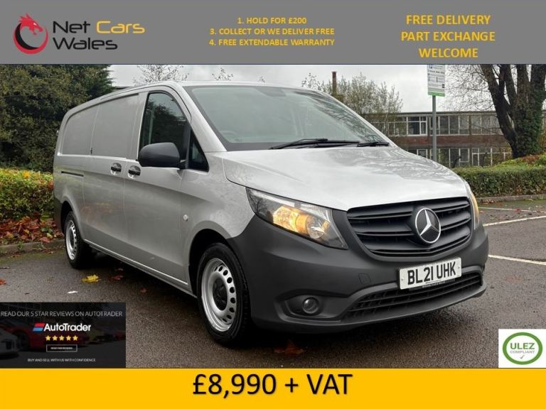 2021 Mercedes-Benz Vito 110CDI Progressive Van WD L3 Euro 6 (s/s) 5dr (XLWB) 1 OWNER LWB SAT NAV ...