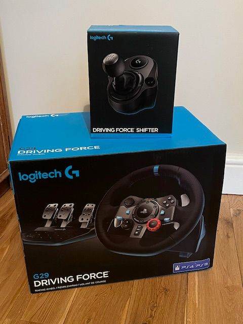 Logitech G29 Racing Steering Wheel, Pedals And Shifter