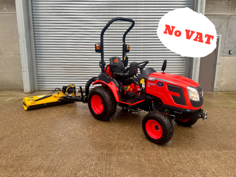 2022 Kioti CX2510 Hydrostatic Compact tractor & orsi flail no vat