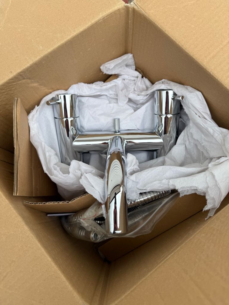 Metro bath shower mixer tap chrome