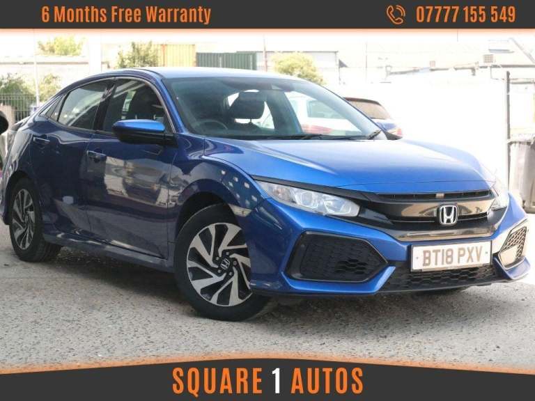 2018 Honda Civic 1.0 VTEC Turbo SE 5dr CVT HATCHBACK PETROL Automatic