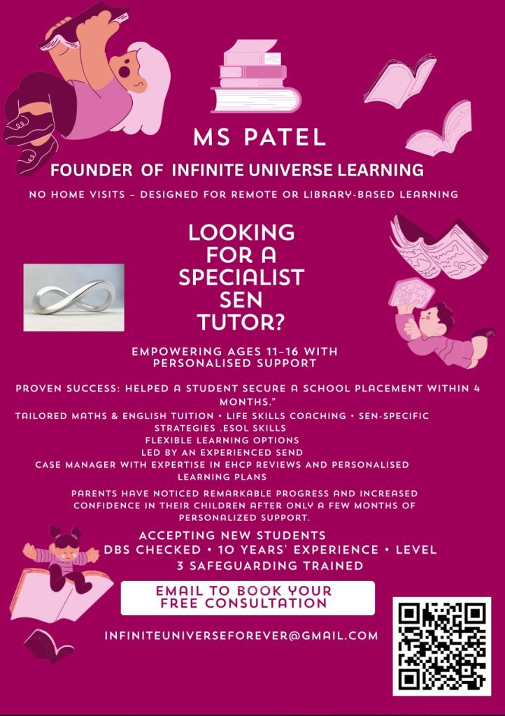 Private Tutor kindergarten- High School & GCSE”