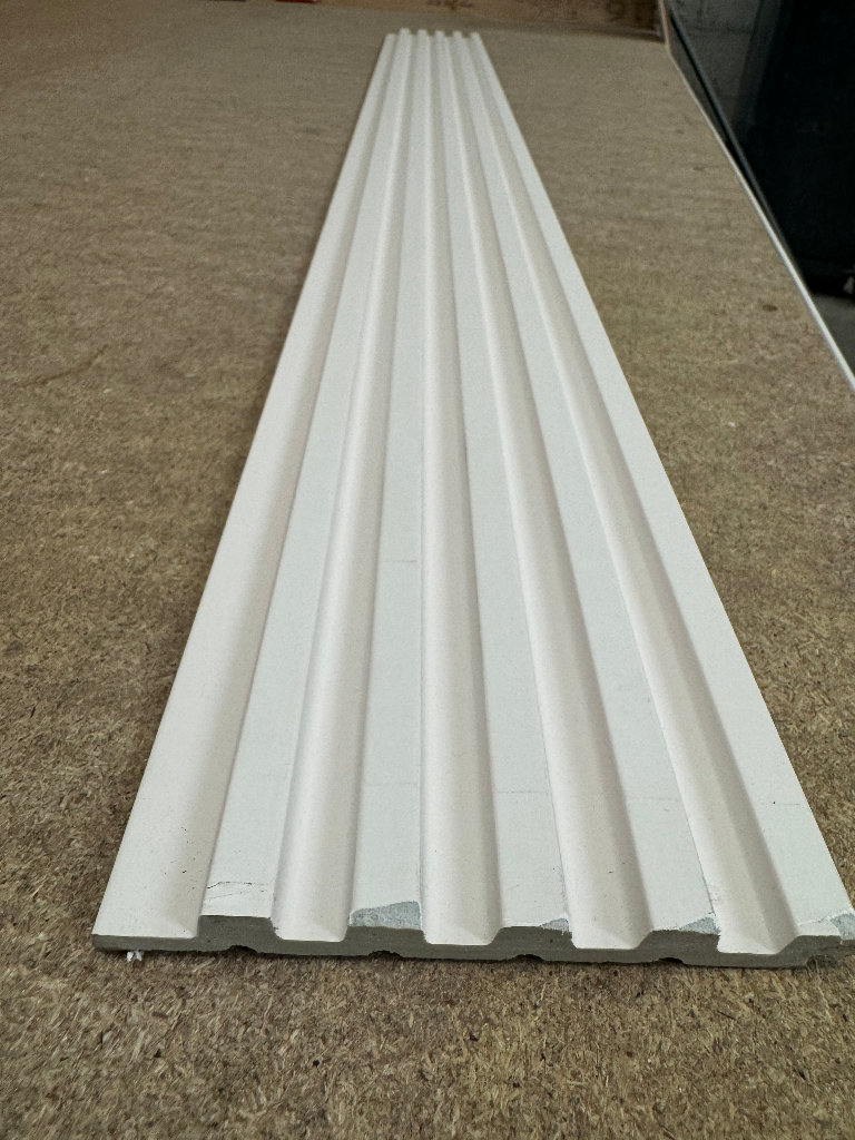 White Slatted Internal cladding x 10