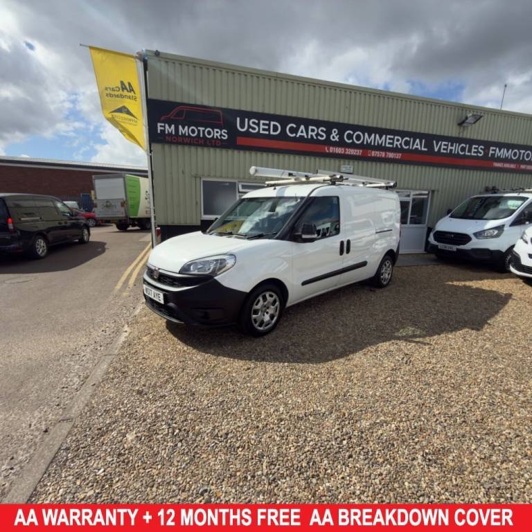 2017 17 FIAT DOBLO 1.6 JTD MULTIJET 16V PANEL VAN 4DR DIESEL MANUAL L1 H1 (137 G