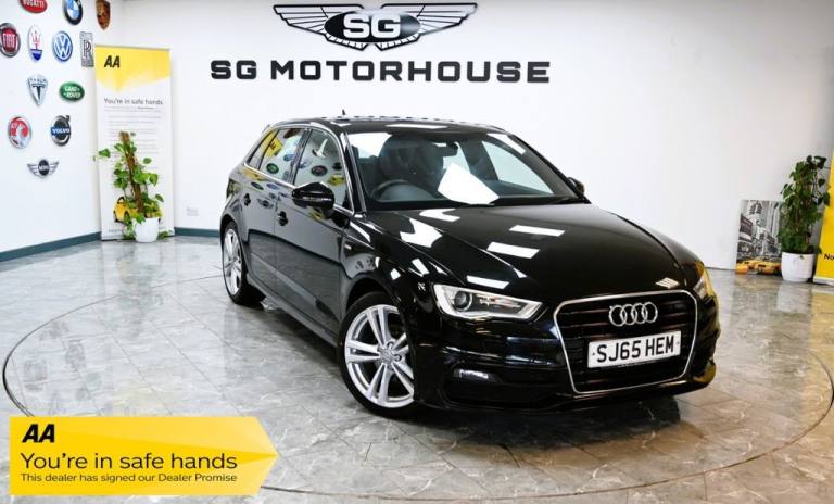 2015 Audi A3 1.4 TFSI 150 S Line 5dr [Nav] HATCHBACK PETROL Manual