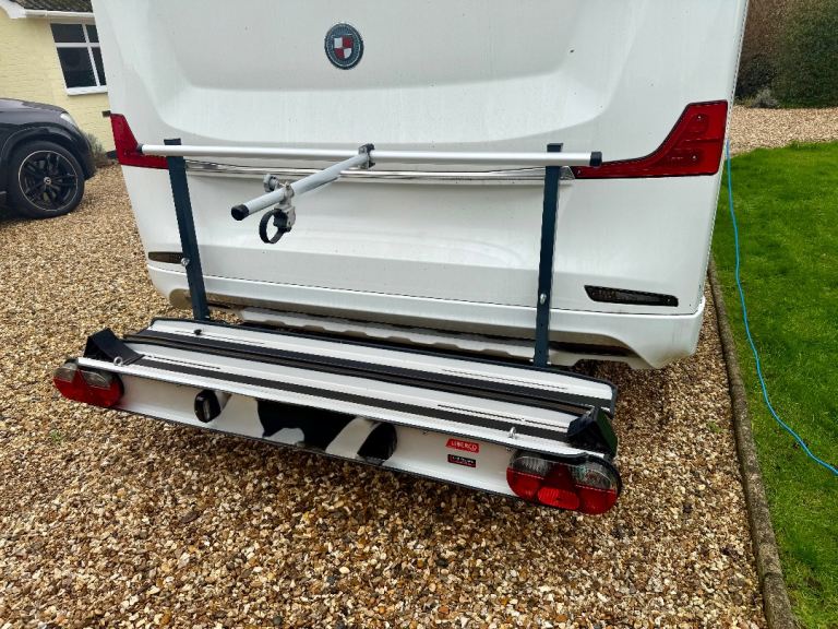 Motorbike carrier rack for Motorhomes