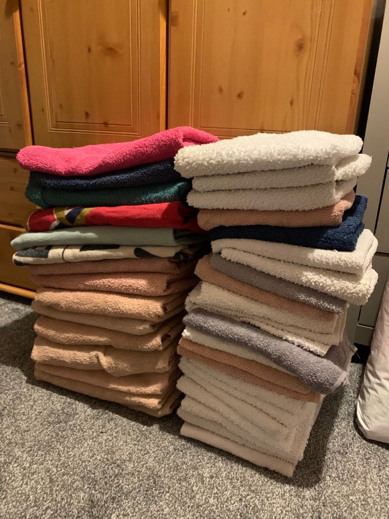 Used towels