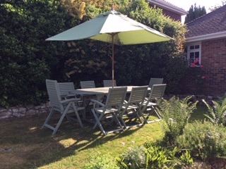 Garden table and chairs