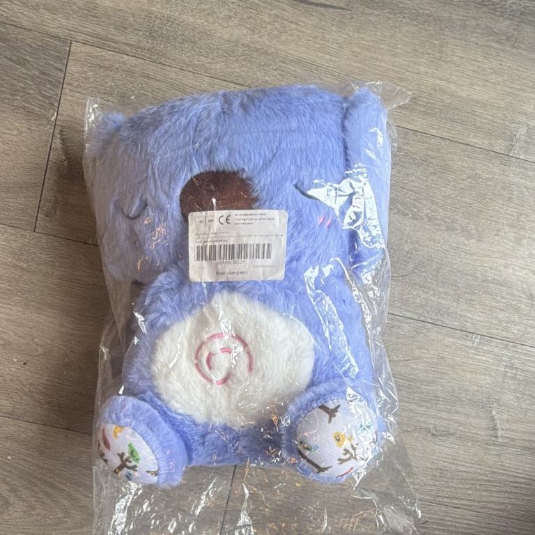 Blue &amp; White Musical Koala Soft Toy Plush Teddy Small 15-35cm Polyester