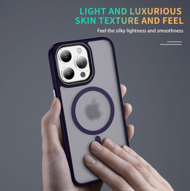 iPhone Cases – Model Compatible with 15 Pro Max and others (Black, Dark Blue, Dark Purple)