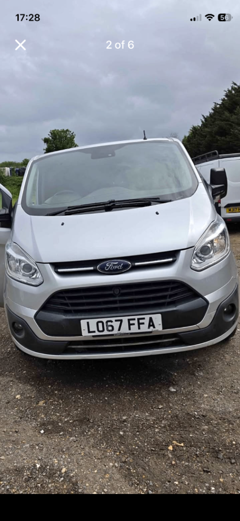 Ford, TRANSIT CUSTOM, Panel Van, 2018, Manual, 1996 (cc)