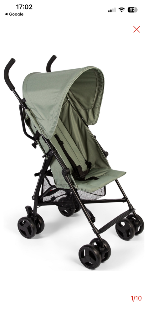 BRAND NEW RED KITE PUSH ME STROLLER & CUGGL FOOTMUFF