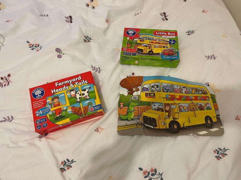 Farmyard and bus puzzles
