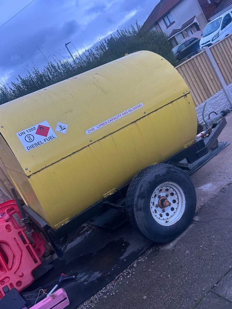 trailer engineering 2140 litre diesel bowser 
