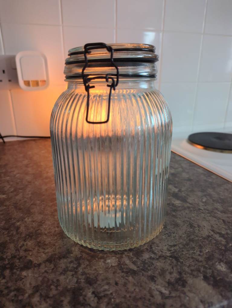 Large glass jar 🫙
